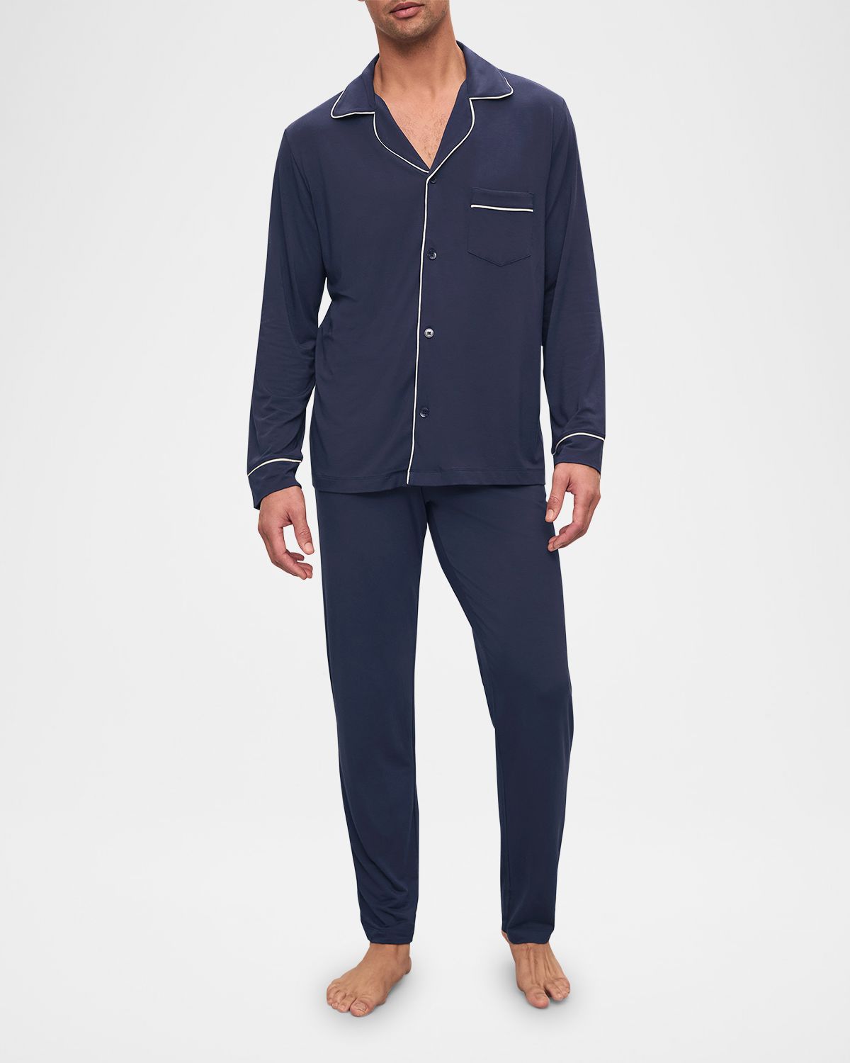 Eberjey Men 's William Long-Sleeve Pajama Set