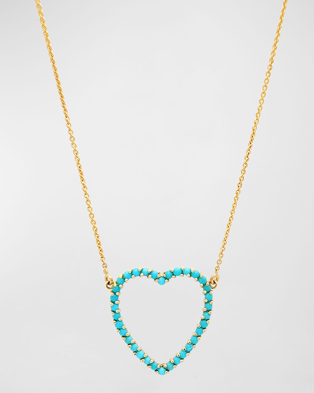 Jennifer Meyer Large Open Heart Necklace
