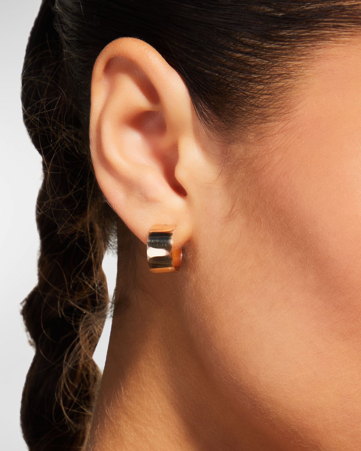 Lana 13mm 14K Gold Vanity Hoops