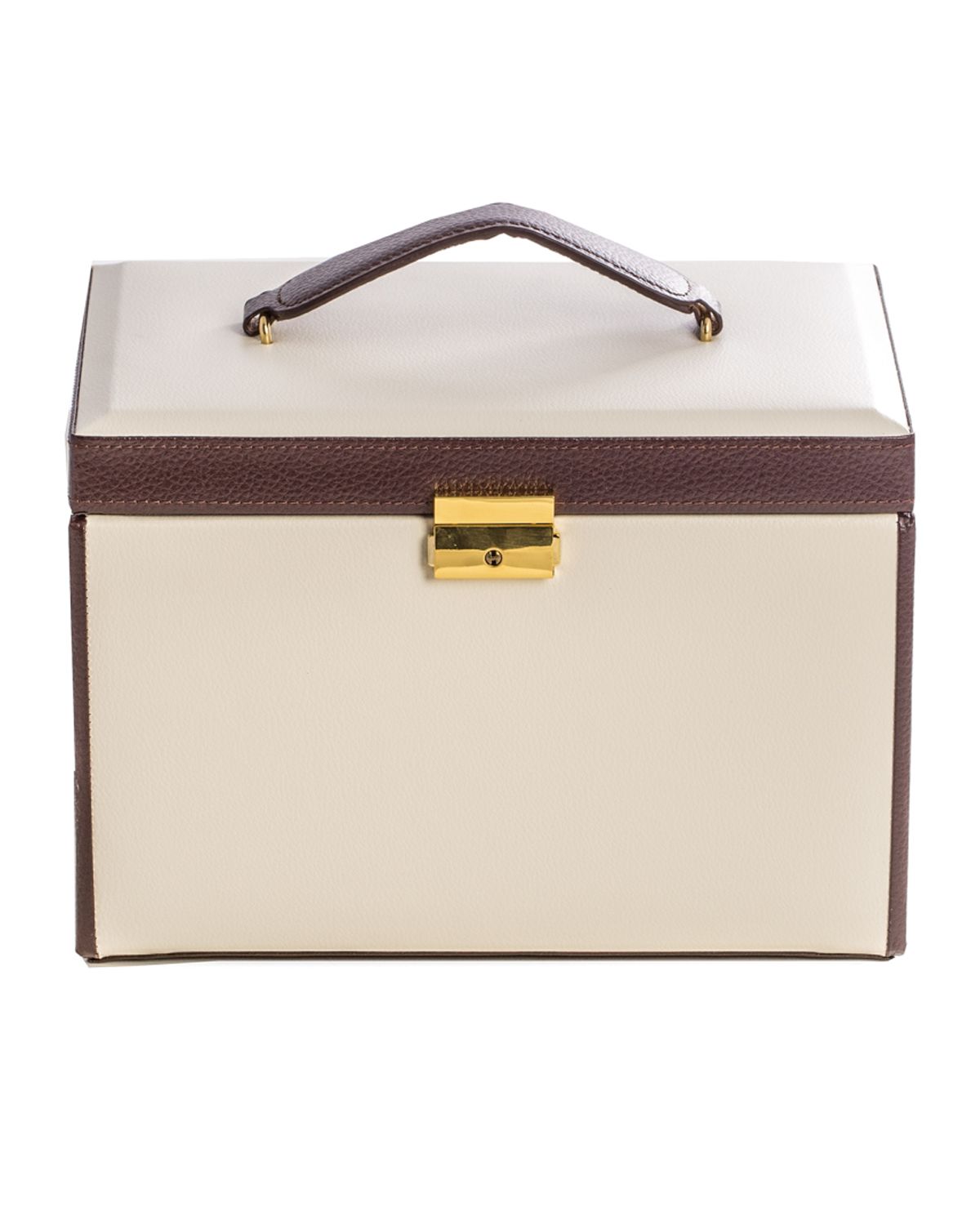 Bey-Berk Leather Four-Level Jewelry Box