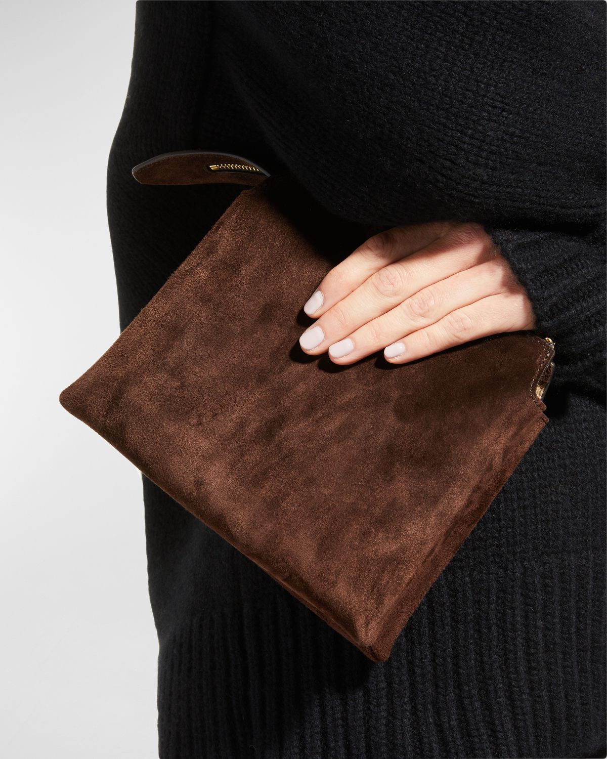 THE ROW Nu Twin Mini Crossbody in Suede