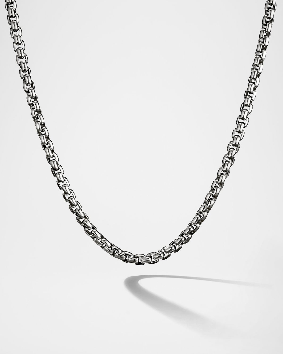 David Yurman Men 's Box Chain Necklace in Silver/4.8mm