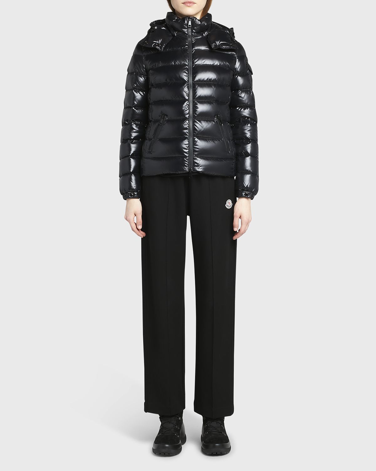 Moncler Bady Hooded Short Down Jacket