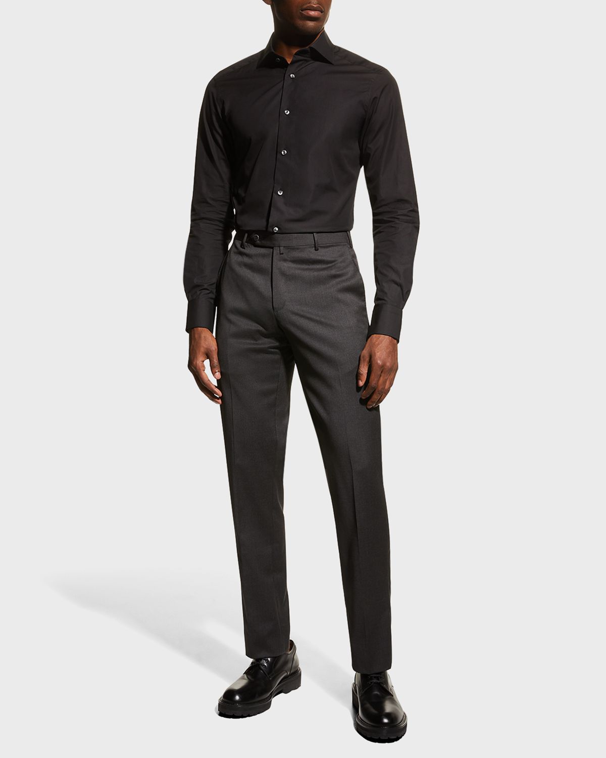 Zanella Men 's Parker New Basic Wool Pants