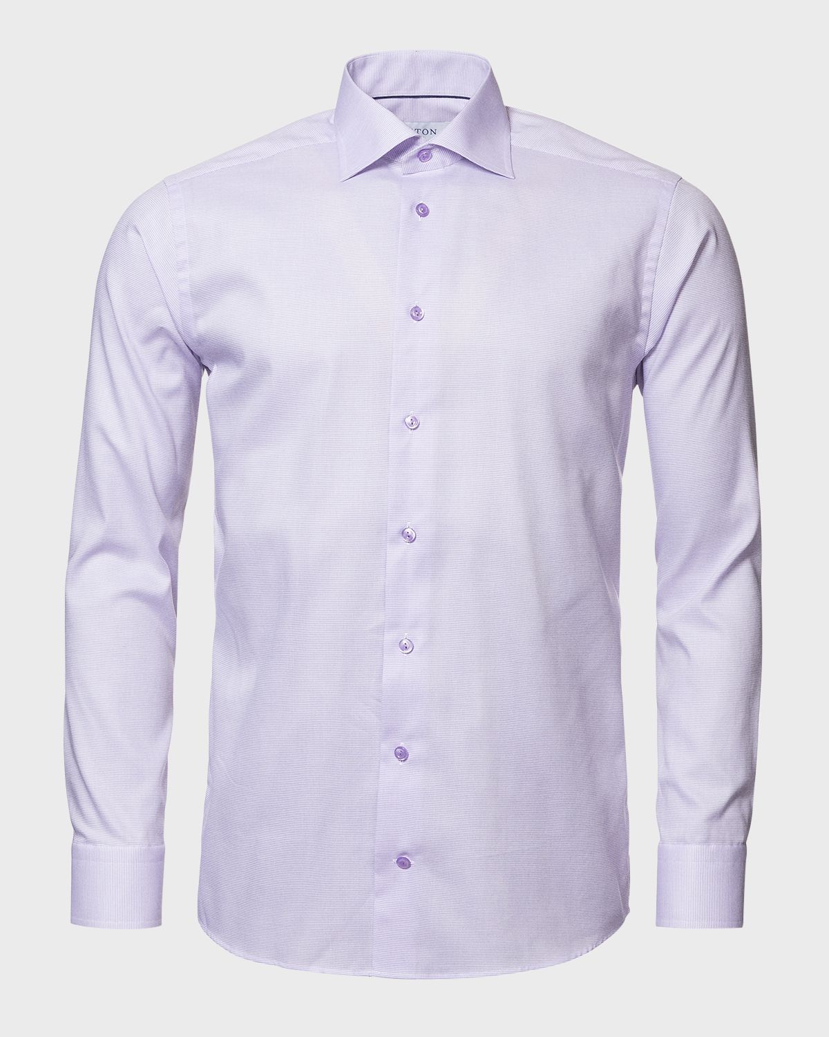 Eton Men 's Textured Solid Slim-Fit Dress Shirt
