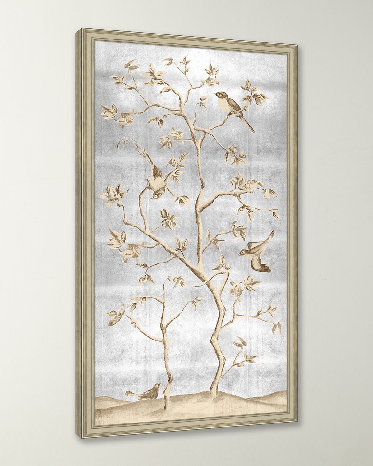 Wendover Art Group Silver Chinoiserie 2 Giclee | Thumbnail 6