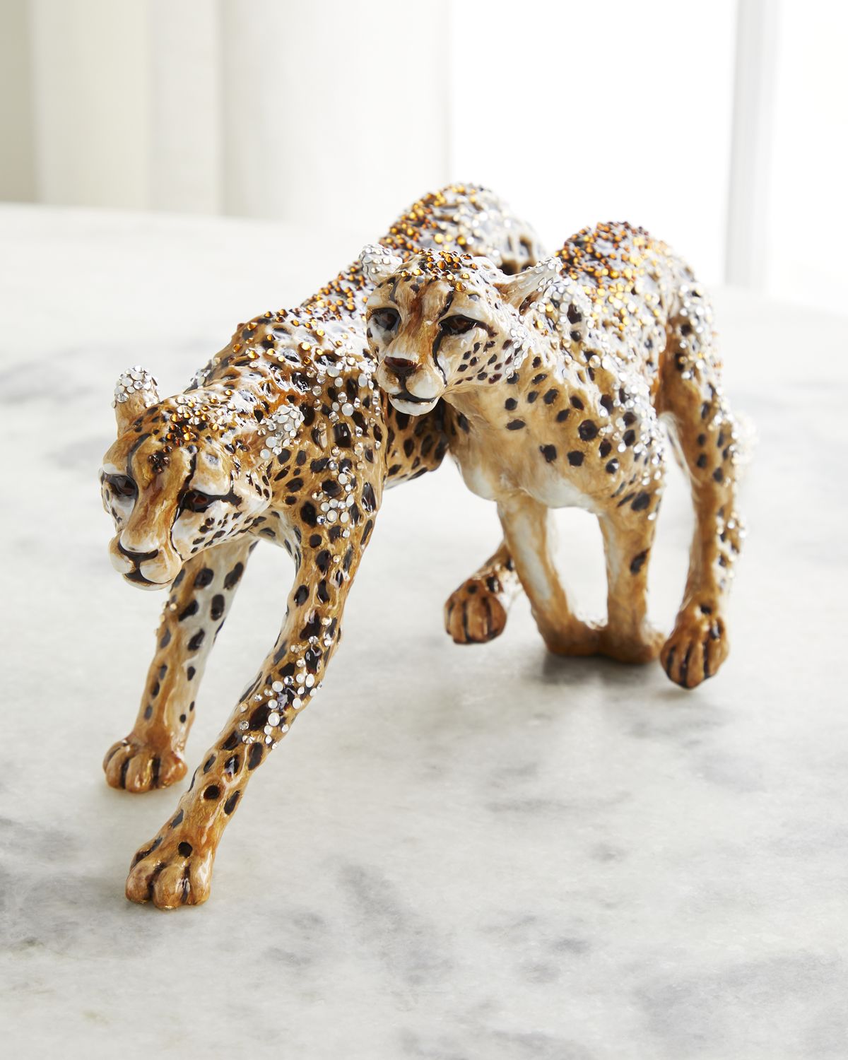 Jay Strongwater Running Cheetahs Figurine