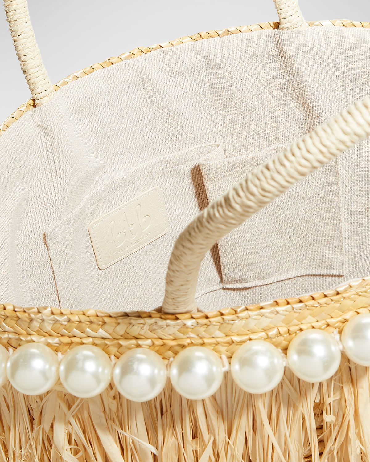 BTB Los Angeles Oliva Pearly Stud Tote Bag