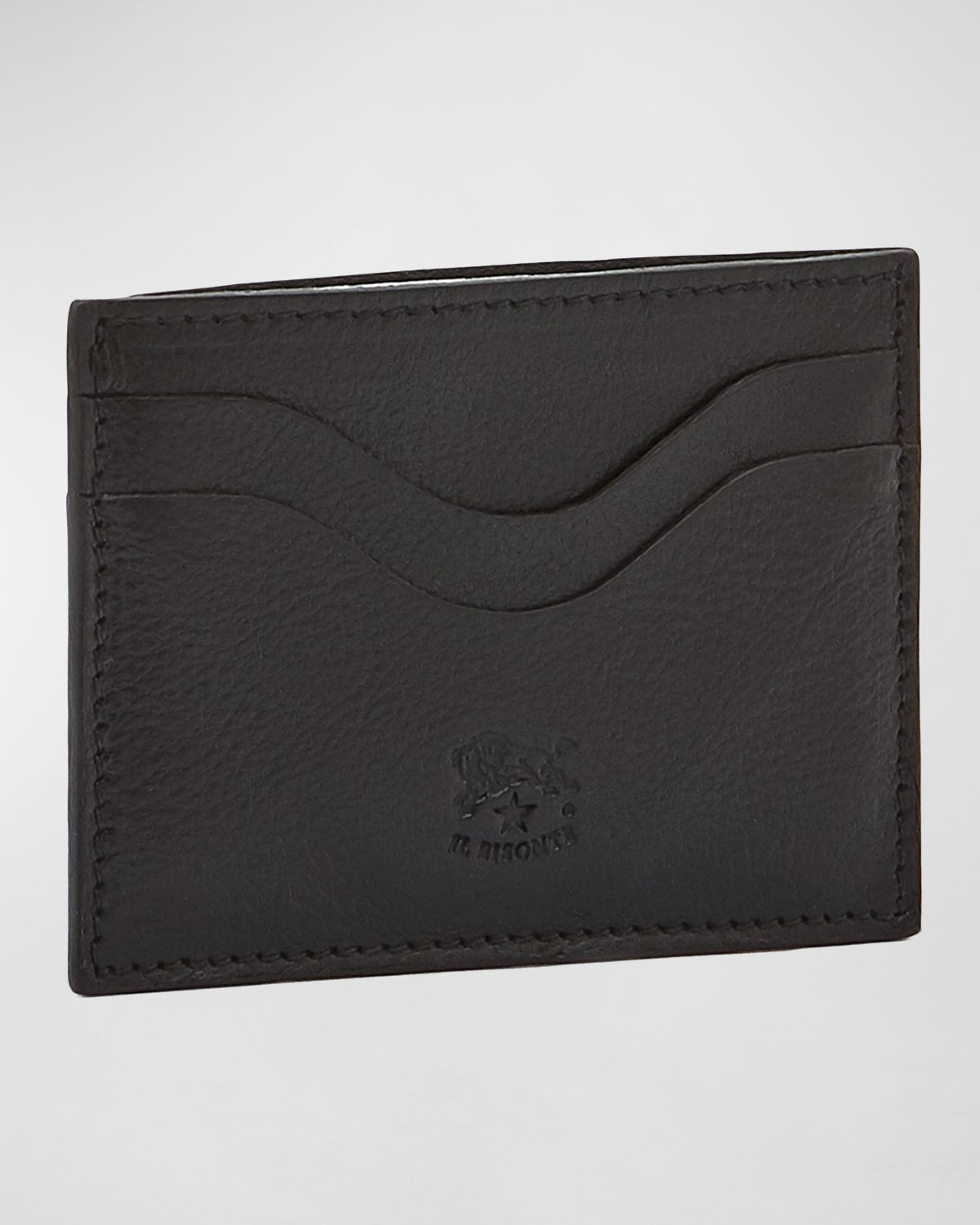 Il Bisonte Men 's Leather Card Case