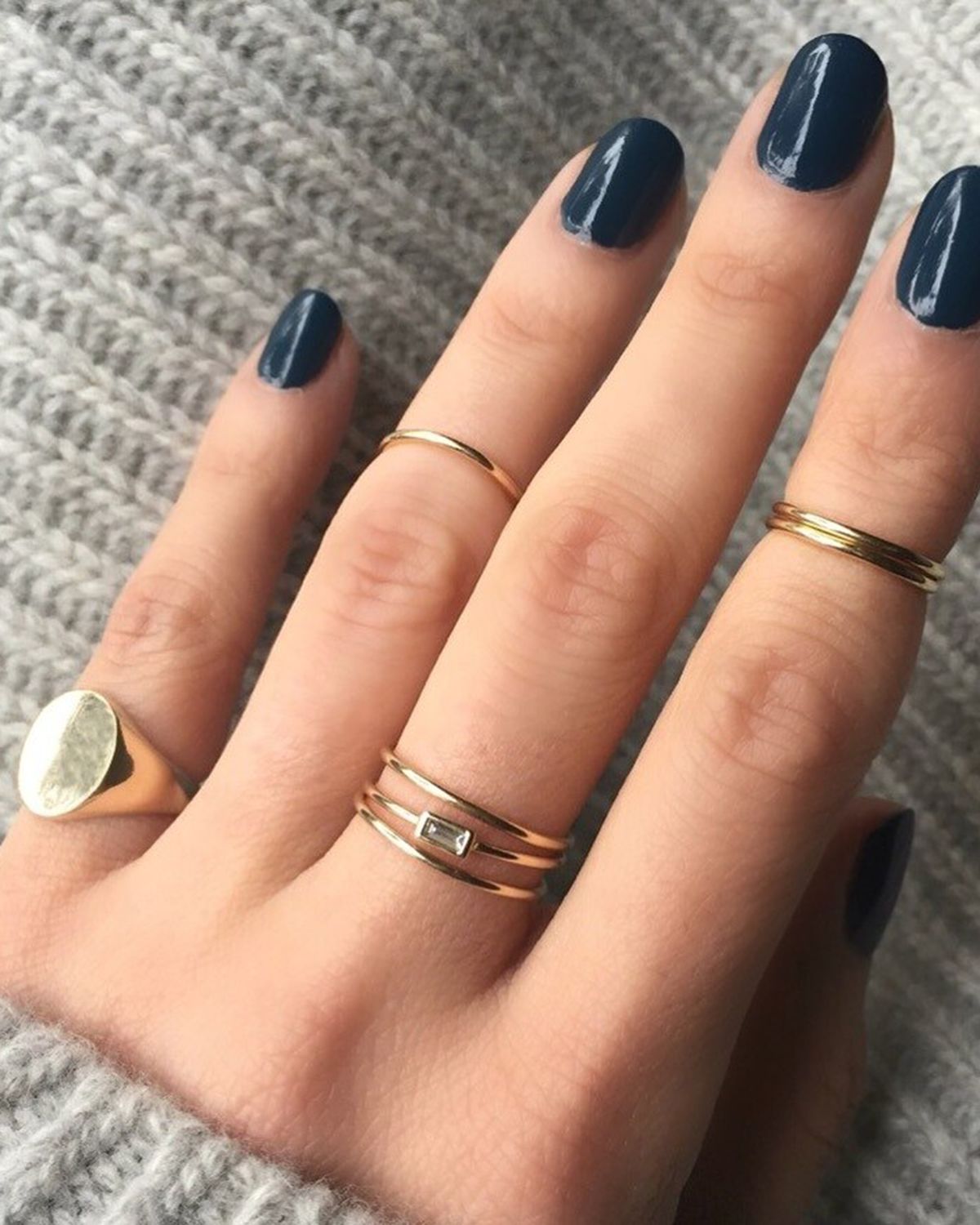 Zoe Lev Jewelry 14k Gold Diamond Baguette Ring, Size 6-7