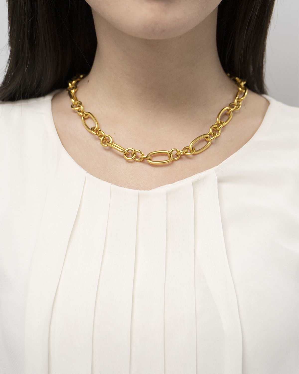 Ben-Amun Gold Link Chain Necklace