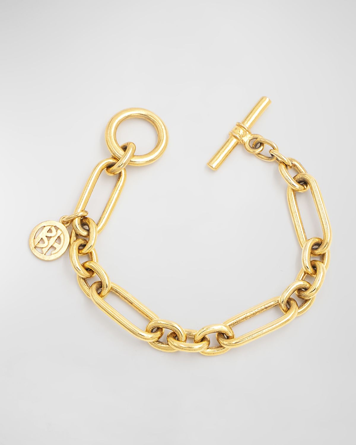Ben-Amun Gold Oval Link Chain Bracelet