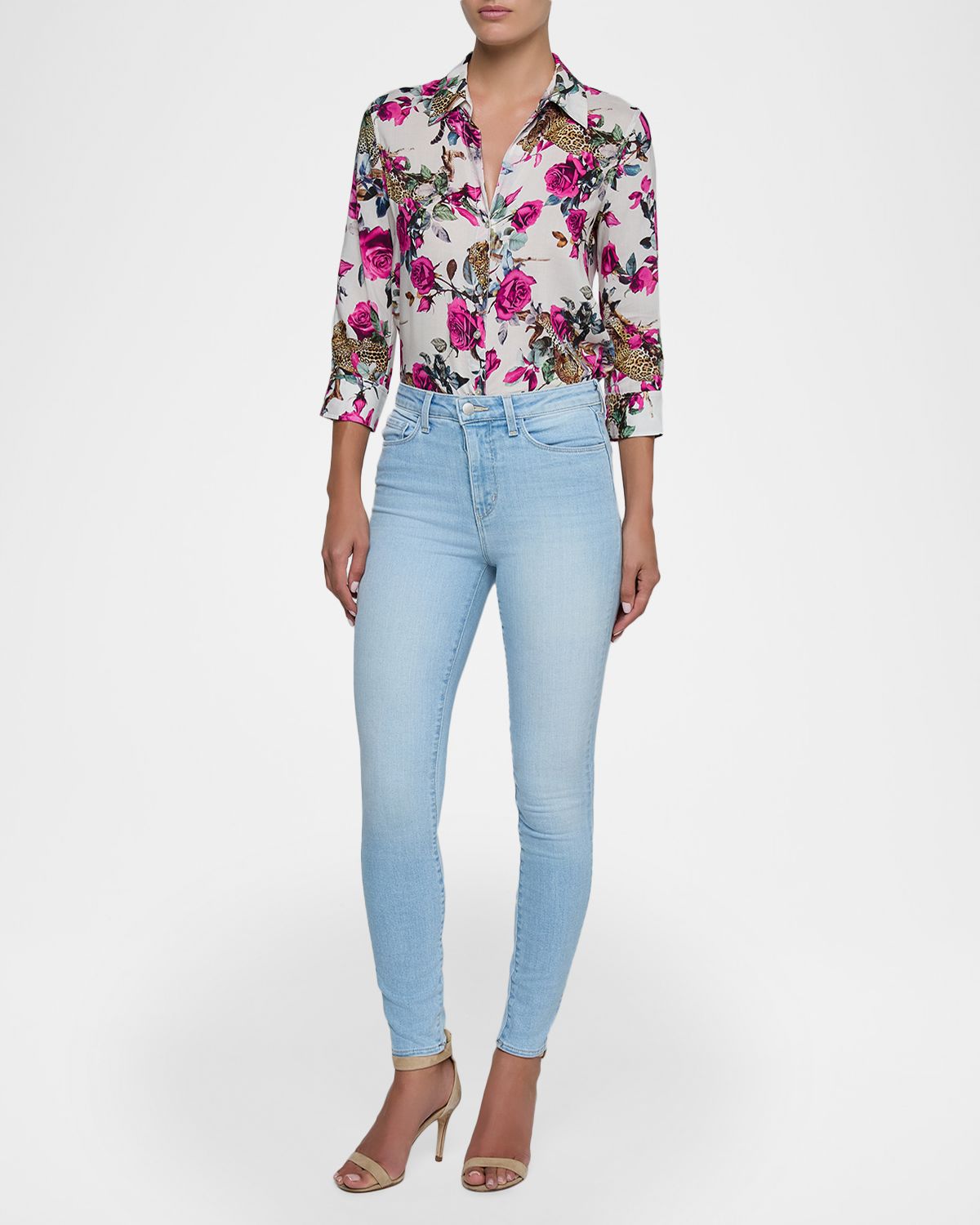 L 'Agence Monique Ultra High-Rise Skinny Jeans