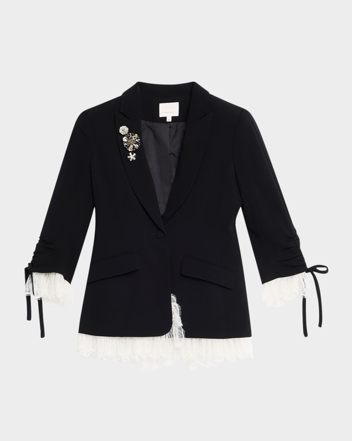 Cinq a Sept Roxie Blazer w/ Lace