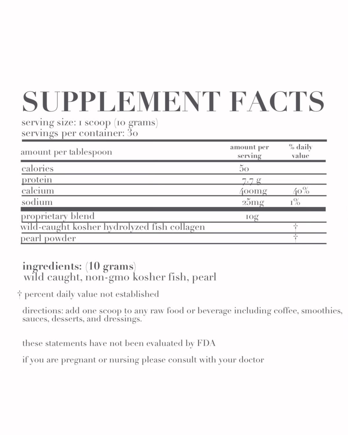 Agent Nateur Holi (mane) Hair, Skin, & Nails