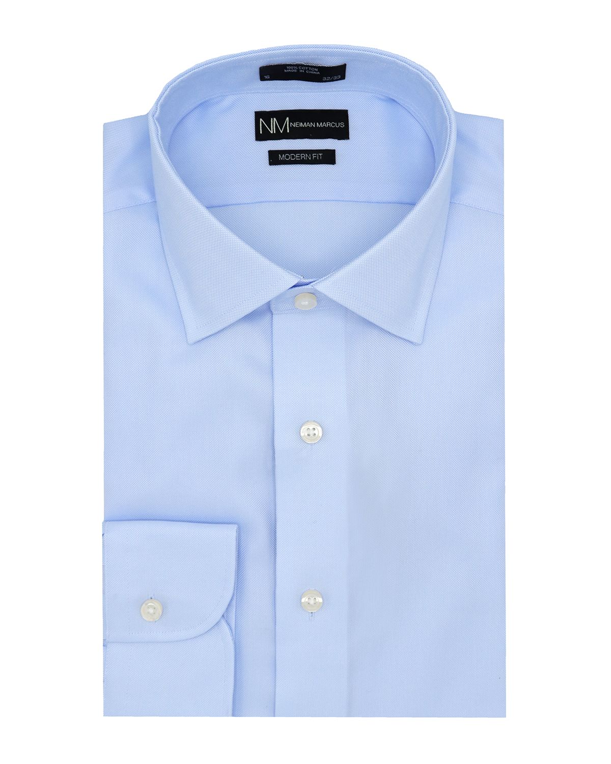 Neiman Marcus Men 's Modern-Fit Royal Oxford Dress Shirt