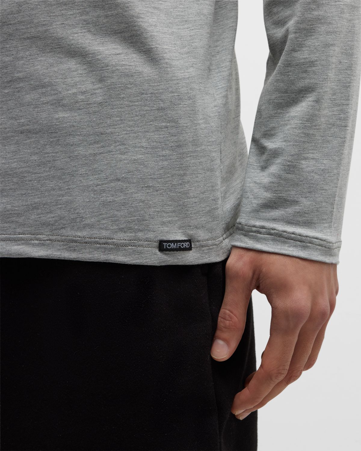 TOM FORD Men 's Modal-Stretch Crewneck T-Shirt | Thumbnail 5