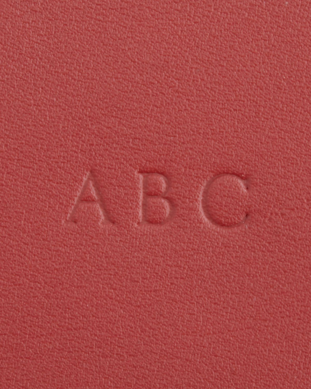 ROYCE New York Monogrammed Large Catchall Leather Valet Tray