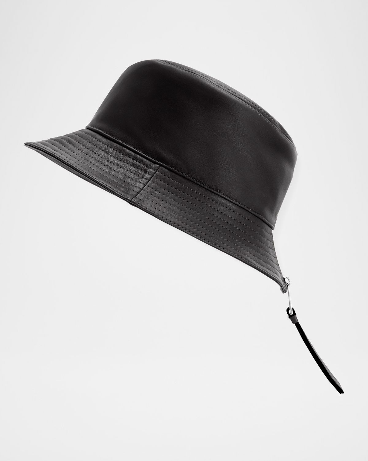 Loewe Fisherman Zip Leather Bucket Hat