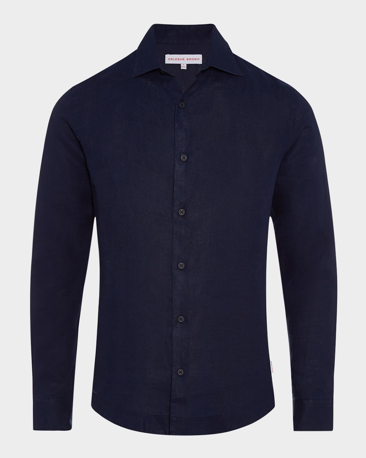 Orlebar Brown Men 's Giles Smart Linen Sport Shirt