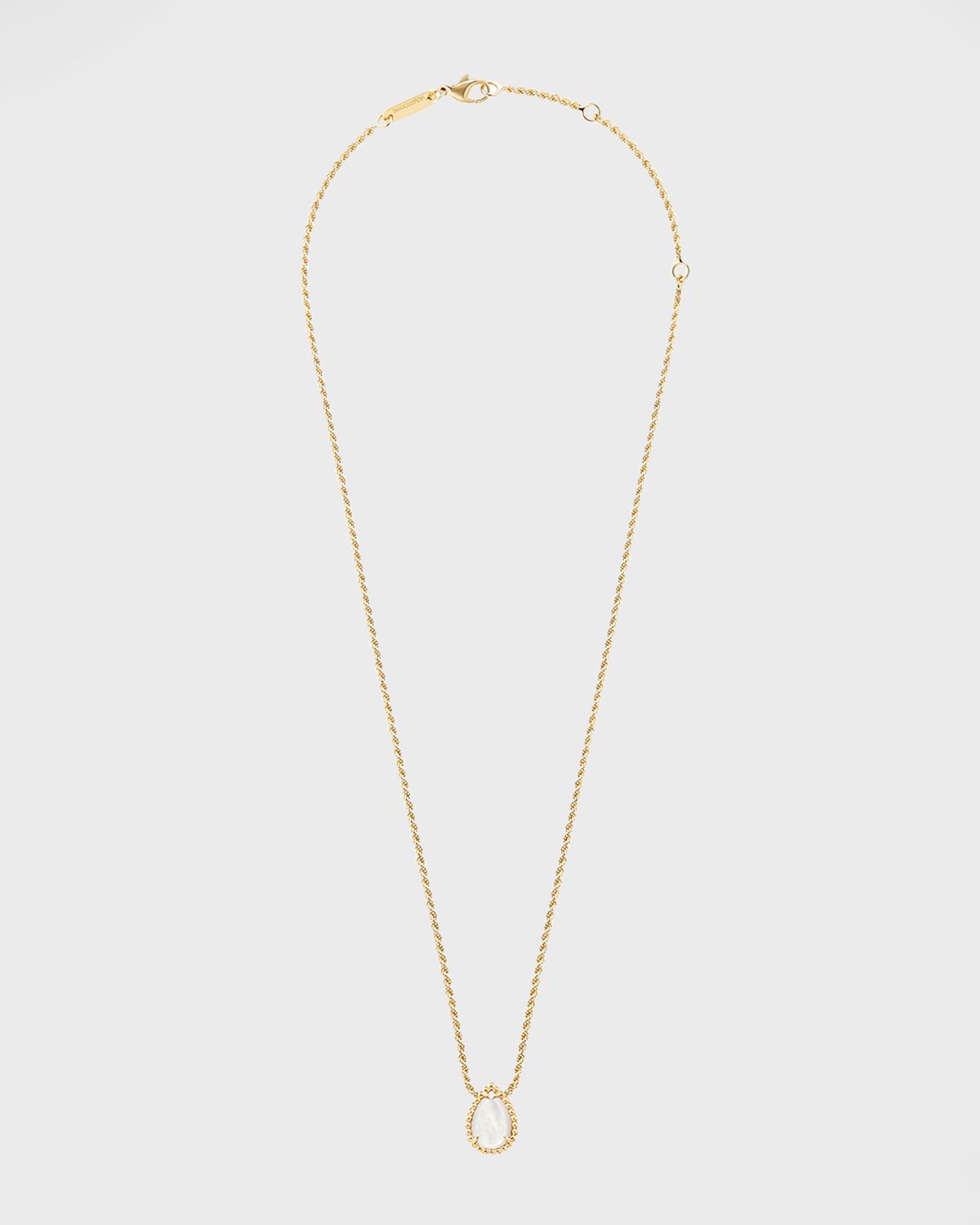 Boucheron Serpent Boheme 18K Yellow Gold Mother-of-Pearl Small Pendant Necklace