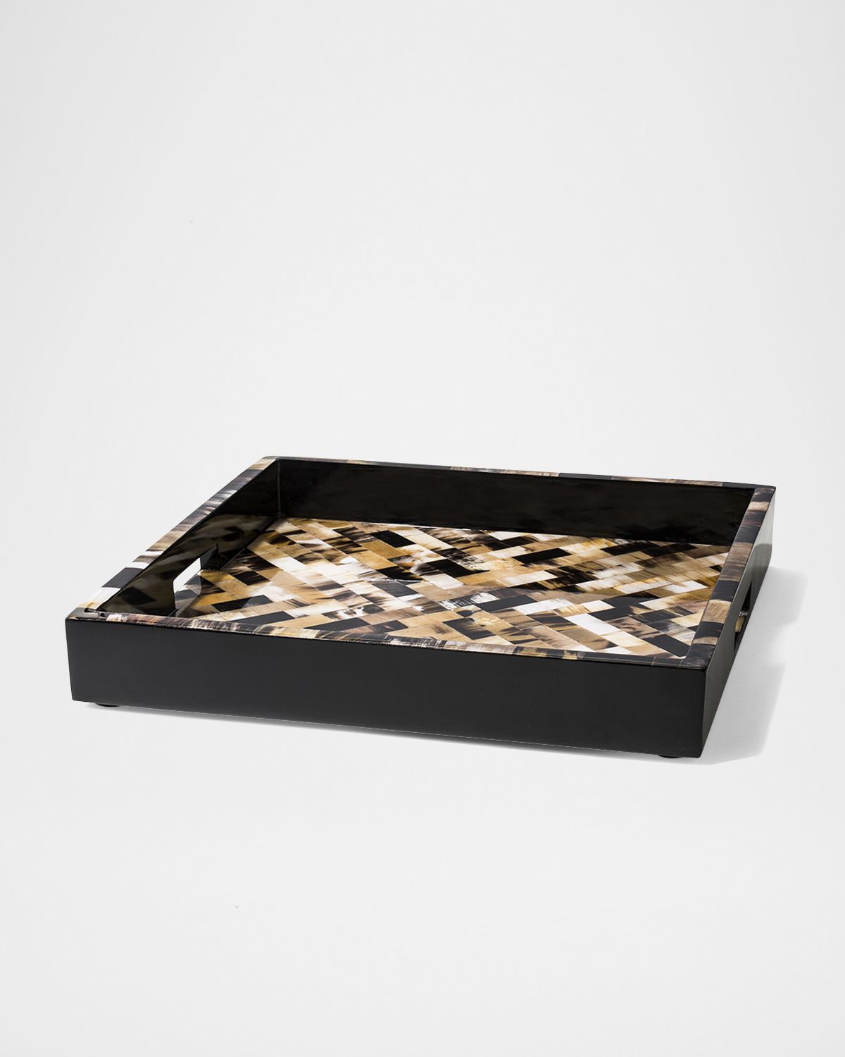 LADORADA 16" Horn Domino Square Tray | Thumbnail 3