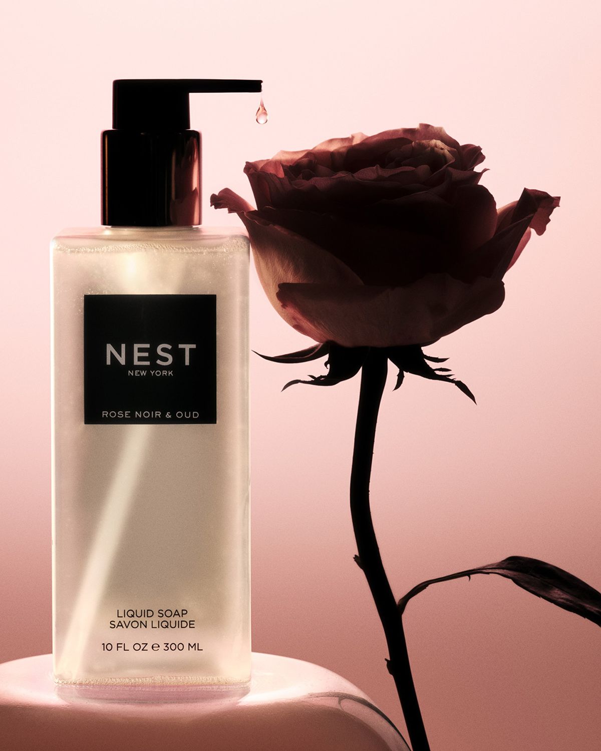 NEST New York 10 oz. Rose Noir & Oud Liquid Soap | Thumbnail 6