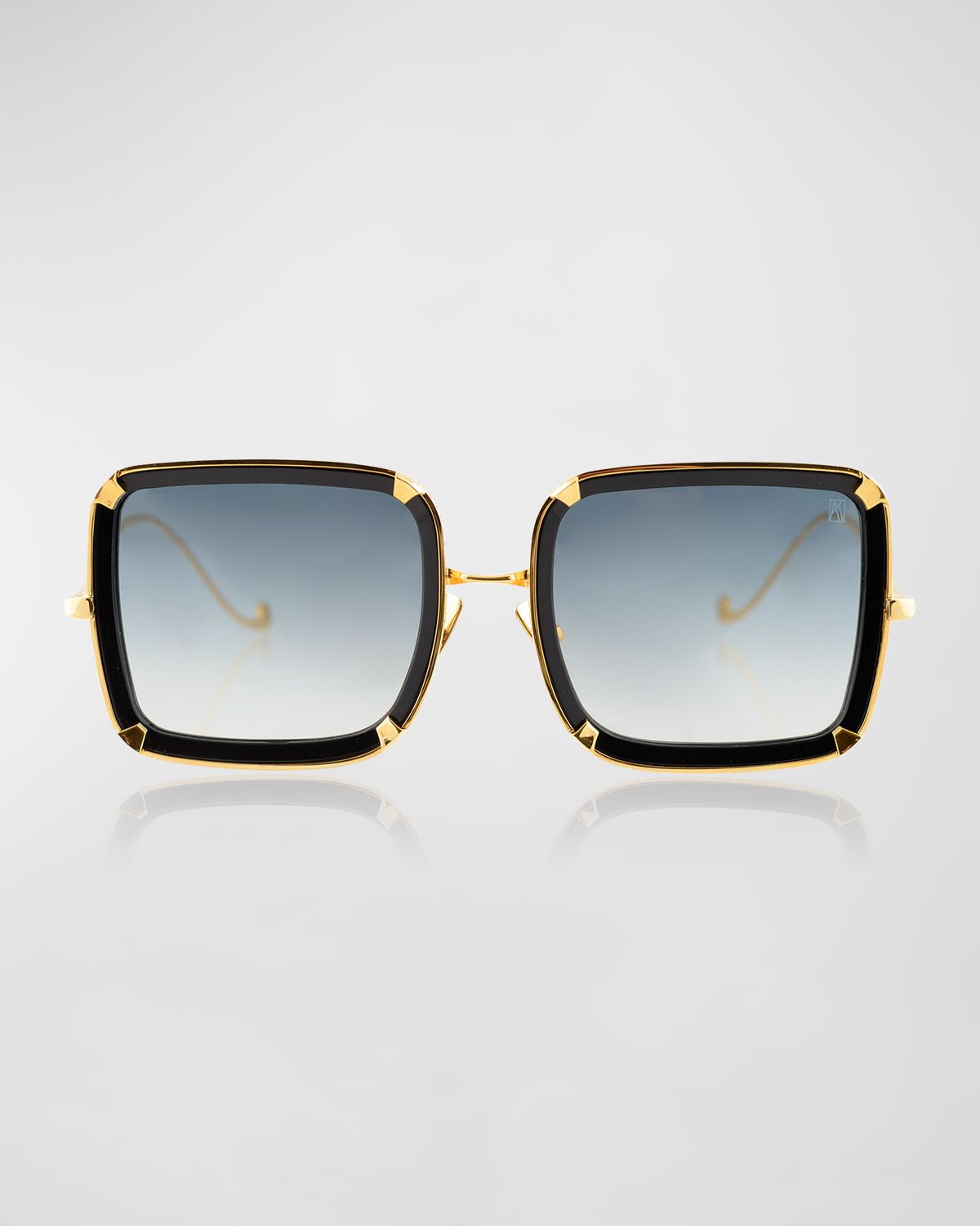 Anna-Karin Karlsson White Moon Square Acetate Sunglasses