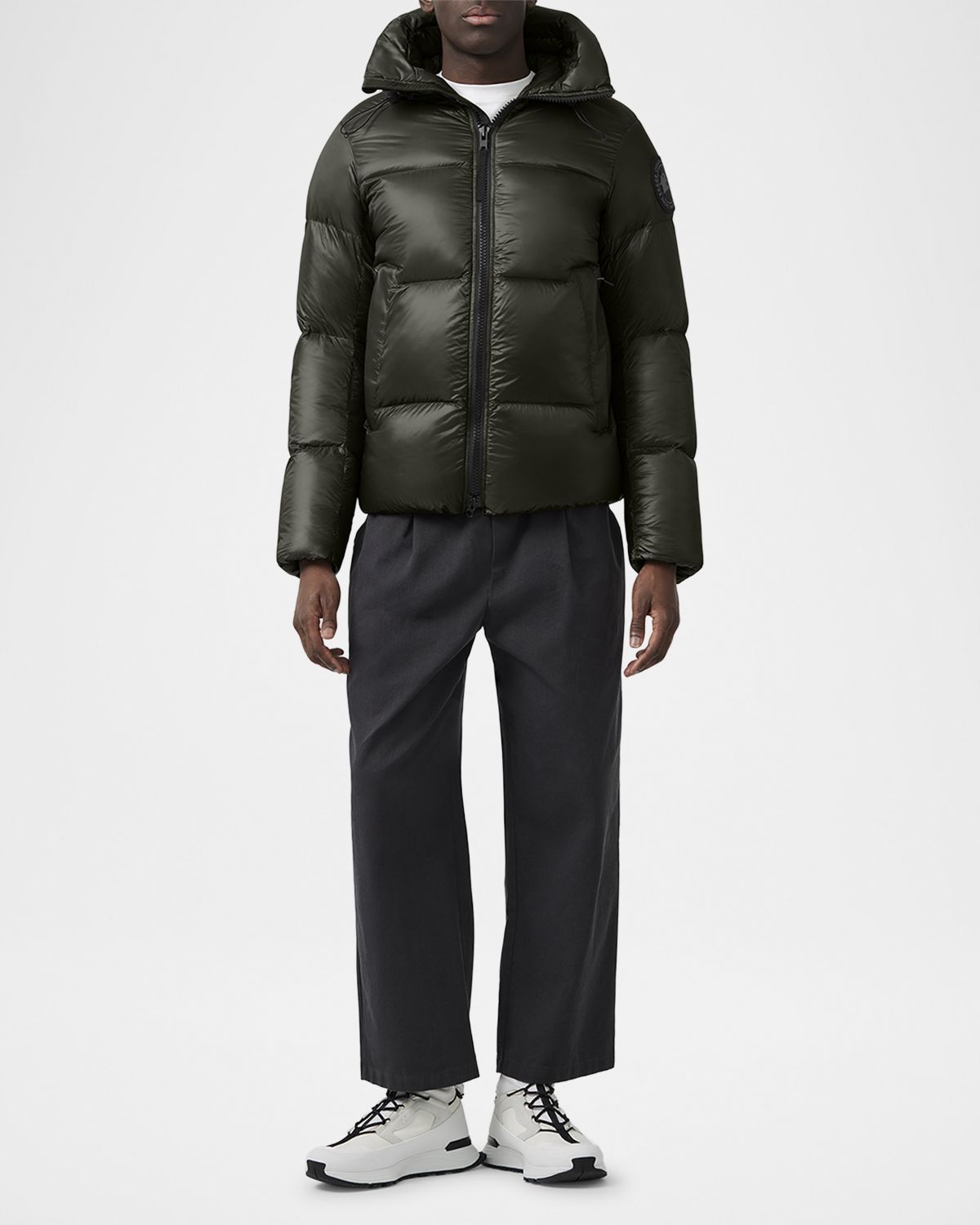 Canada Goose Men 's Crofton Black Disc Puffer Jacket