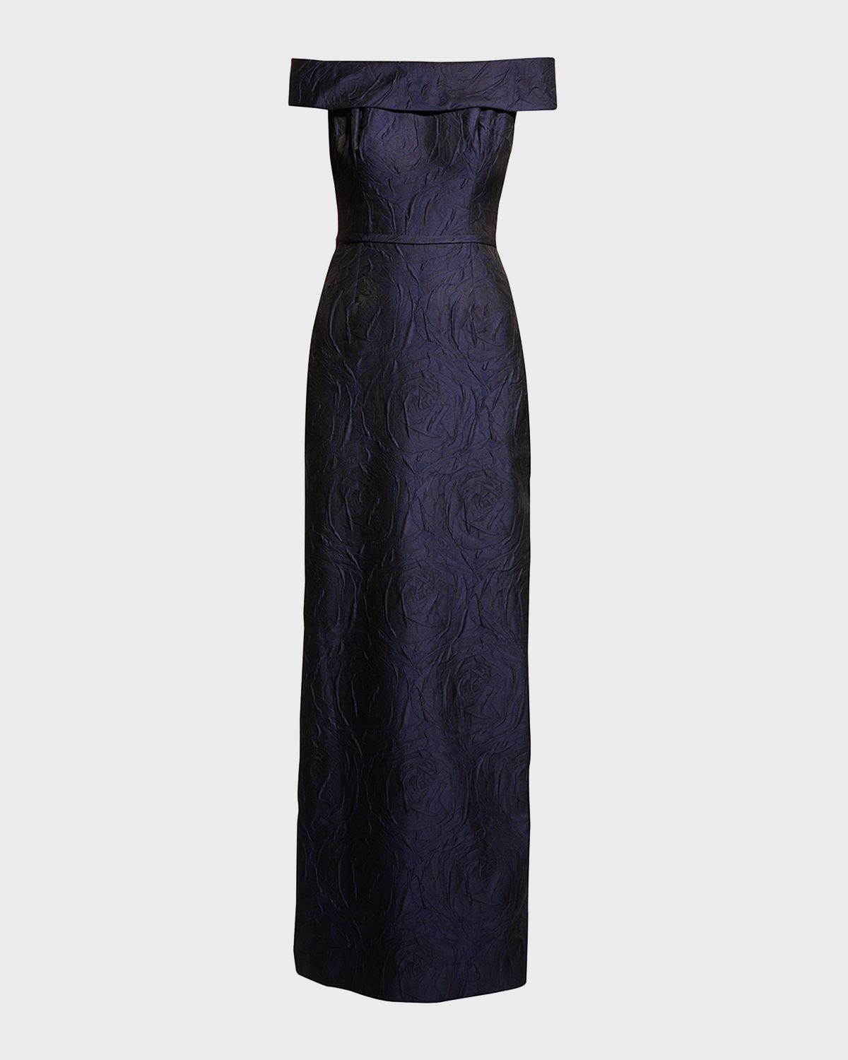 Rickie Freeman for Teri Jon Off-Shoulder Jacquard Column Gown | Thumbnail 6 Rickie Freeman for Teri Jon Off-Shoulder Jacquard Column Gown | Thumbnail 6