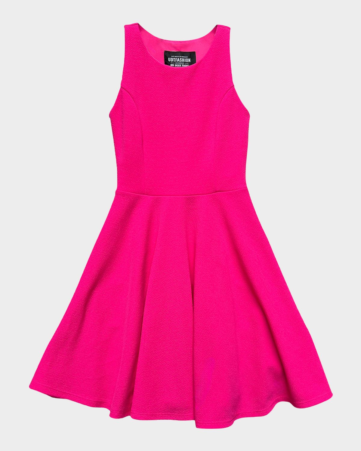 Un Deux Trois Girl 's Sleeveless Fit-and-Flare Dress, Size 8-18 | Thumbnail 3 Un Deux Trois Girl 's Sleeveless Fit-and-Flare Dress, Size 8-18 | Thumbnail 3