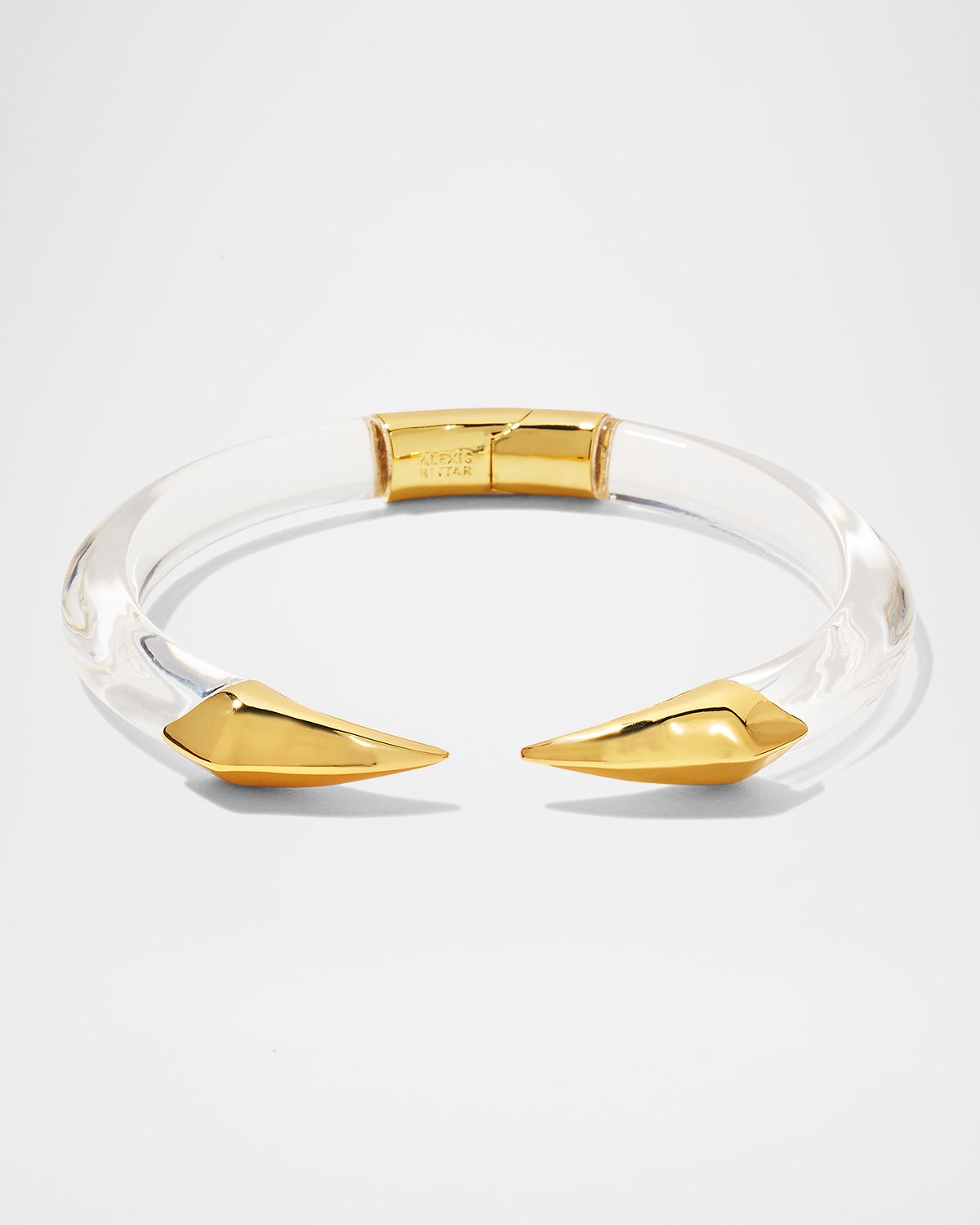Alexis Bittar Mirrored Pyramid Brake Hinge Bracelet