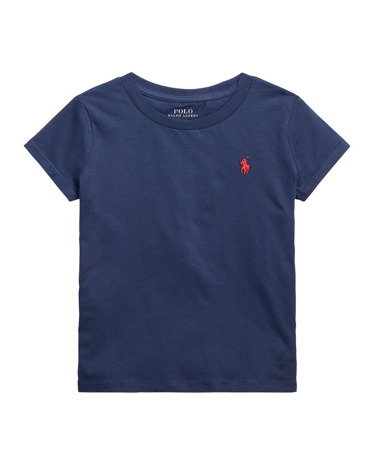 Polo Ralph Lauren Girl 's Logo Embroidered T-Shirt | Thumbnail 3 Polo Ralph Lauren Girl 's Logo Embroidered T-Shirt | Thumbnail 3