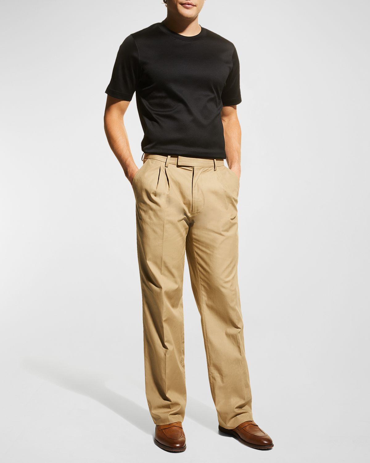 Eton Men 's Luxe Jersey T-Shirt | Thumbnail 5 Eton Men 's Luxe Jersey T-Shirt | Thumbnail 5