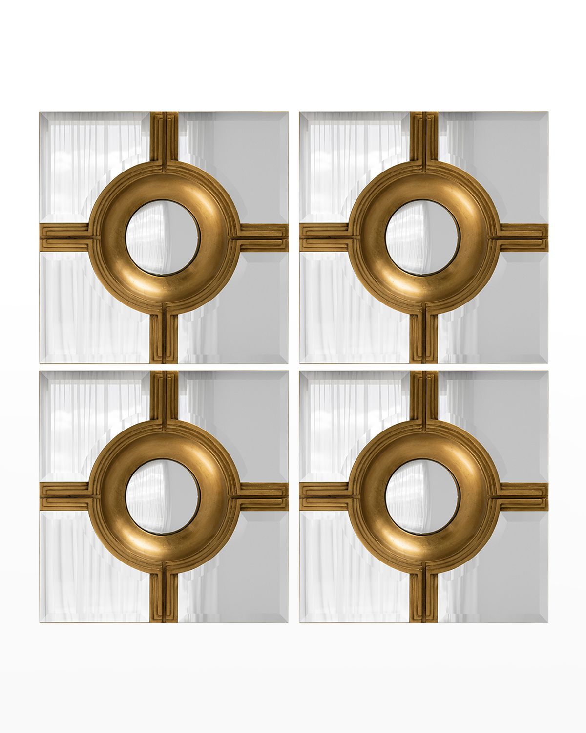 John-Richard Collection Reflections Mirror, 21"Sq.