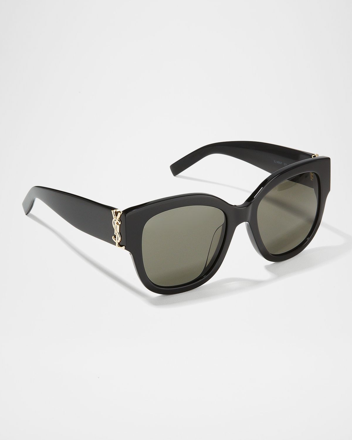 Saint Laurent YSL Oversized Acetate Cat-Eye Sunglasses