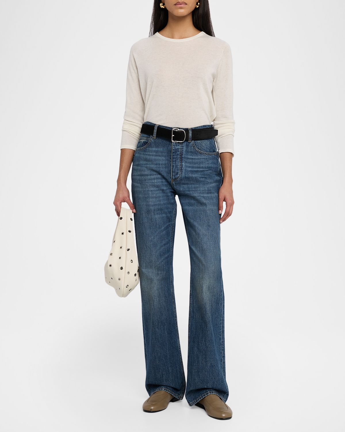 Majestic Filatures Machine Washable Cashmere Scoop-Neck Pullover