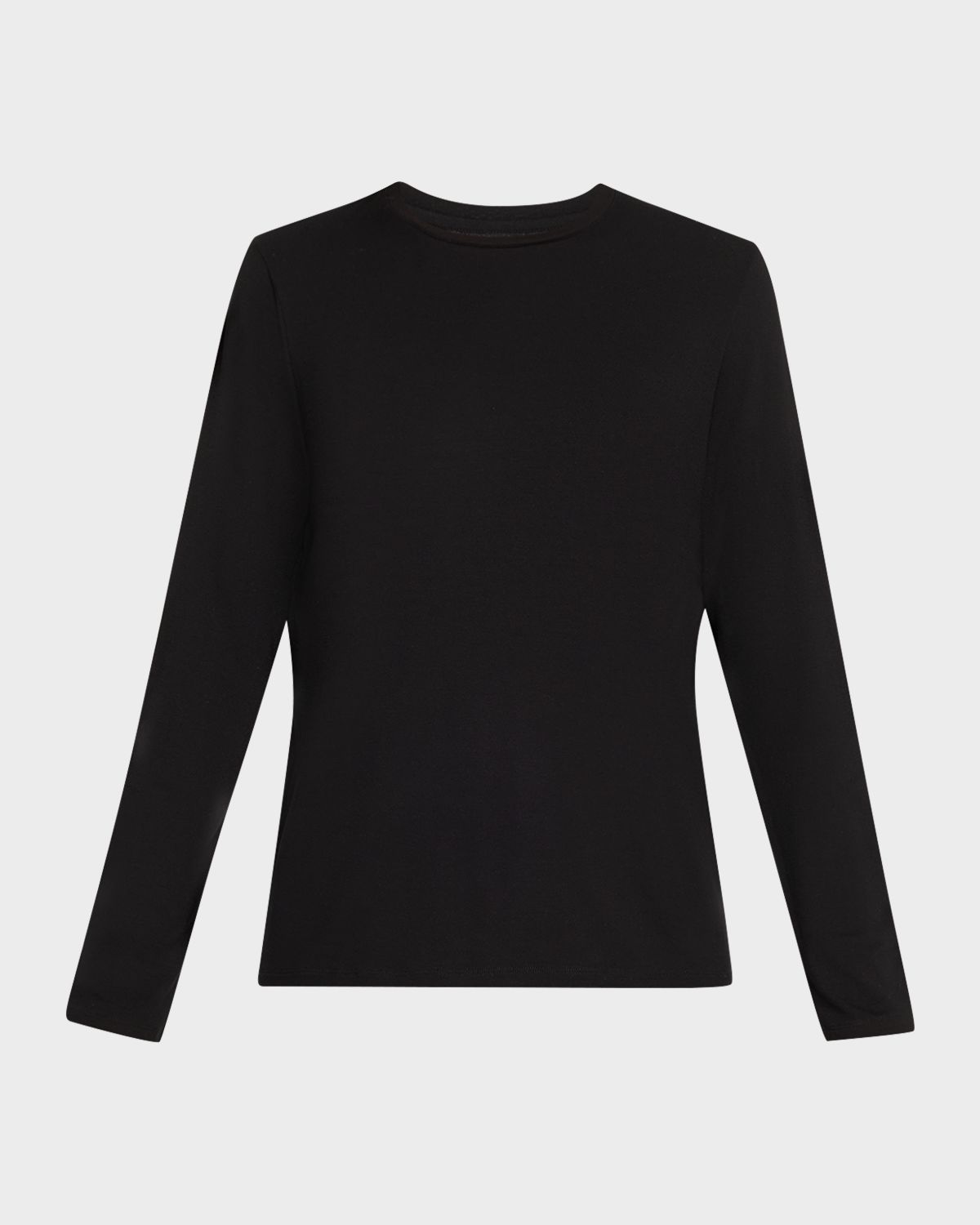 Majestic Soft Touch Crewneck Tee w/ Side Slits