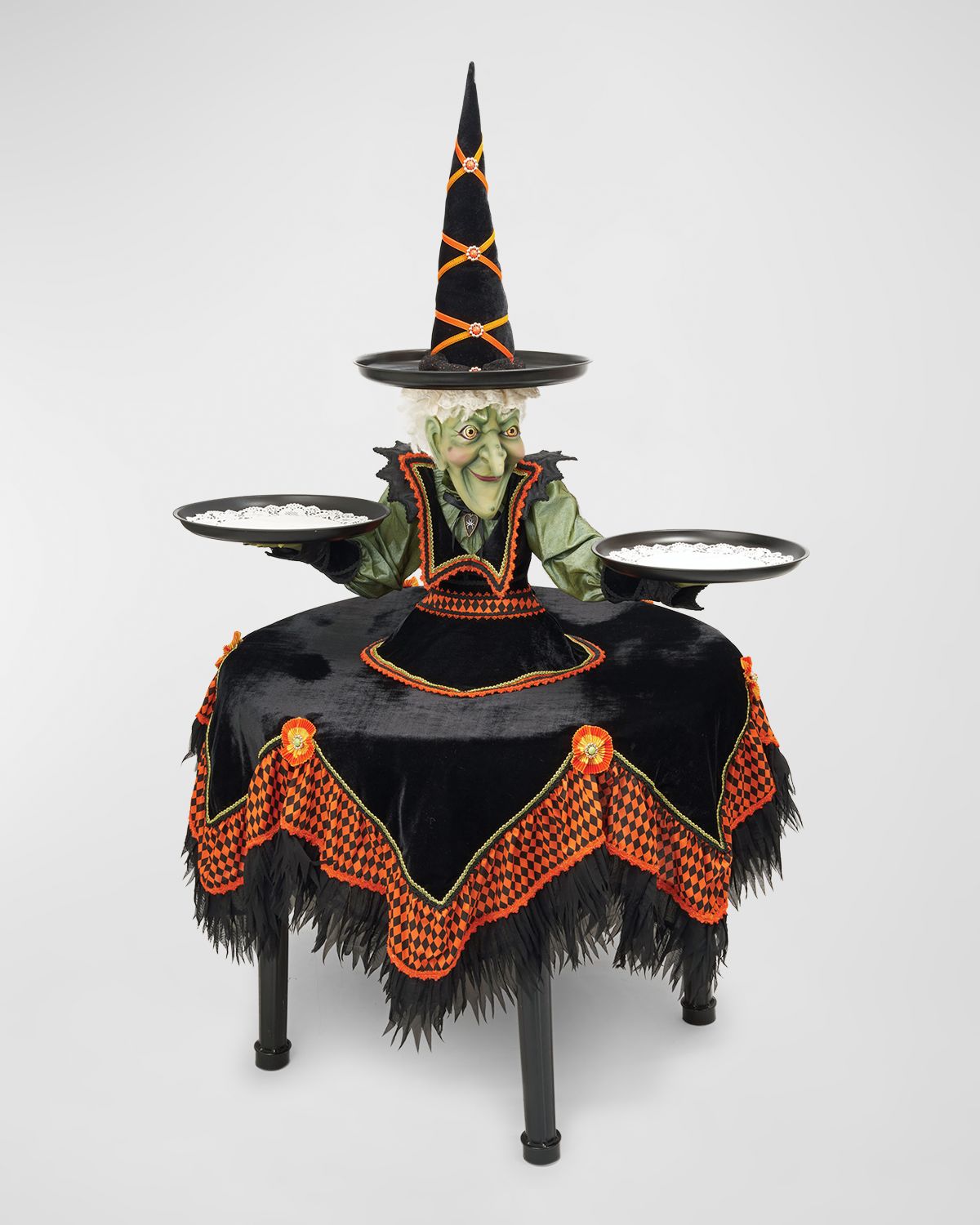 Katherine 's Collection Halloween Witch Cupcake Holder with Table Cloth