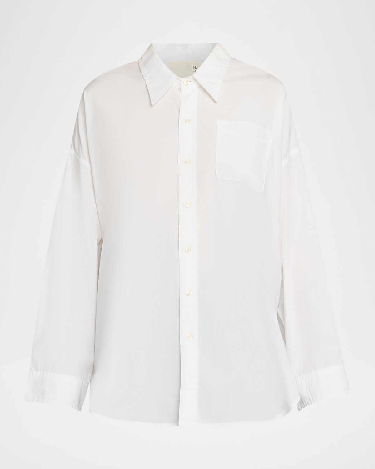 R13 Drop Neck Oxford Shirt | Thumbnail 6