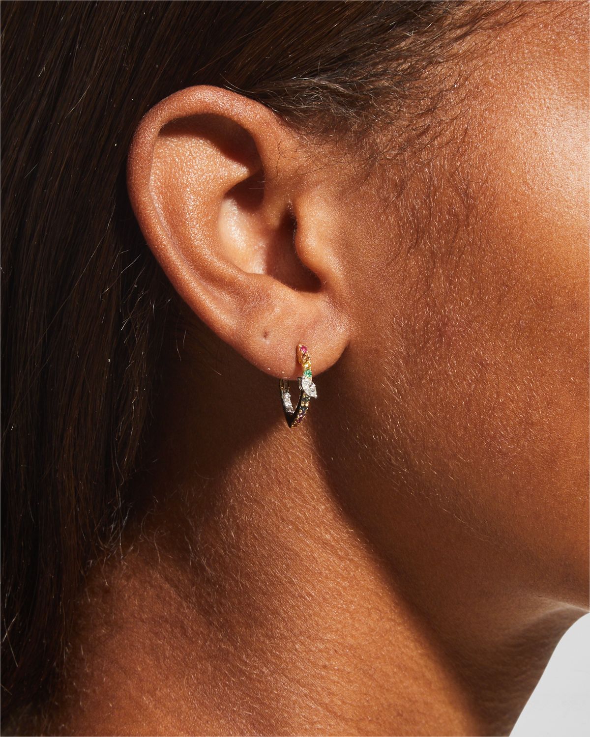 Frederic Sage Medium Slanted Marquise Earrings