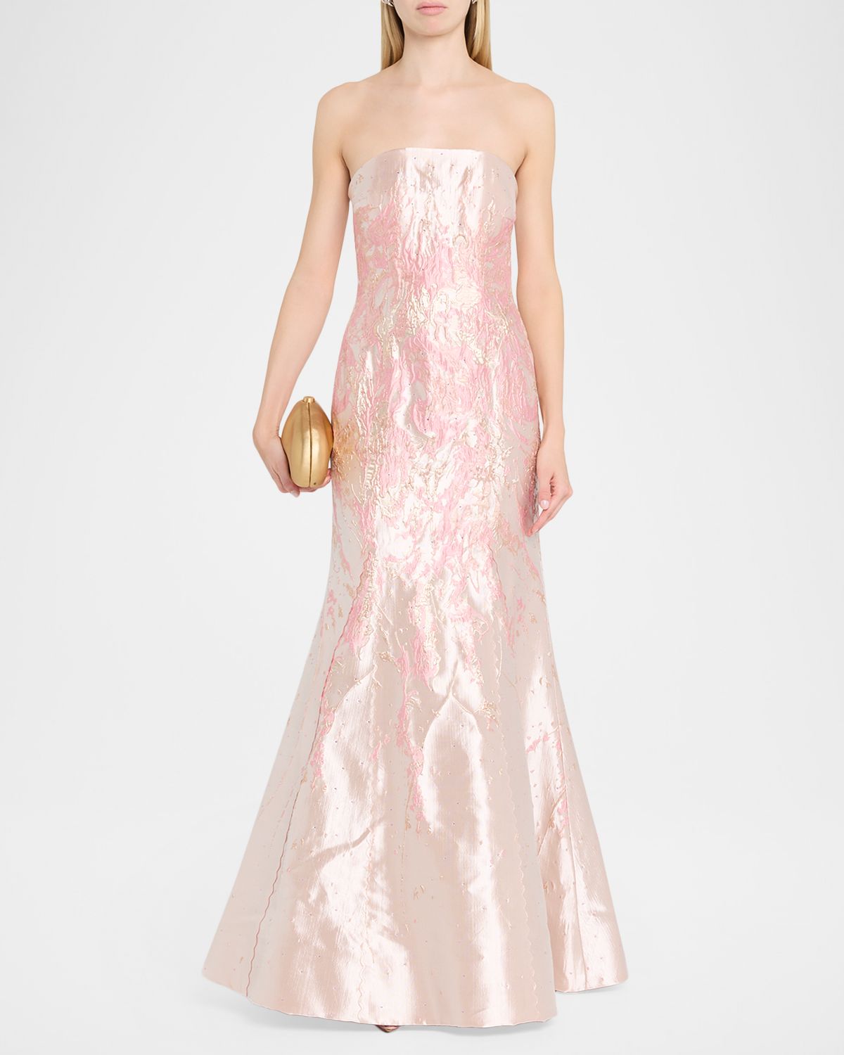Rene Ruiz Collection Jacquard Bustier Gown | Thumbnail 5 Rene Ruiz Collection Jacquard Bustier Gown | Thumbnail 5