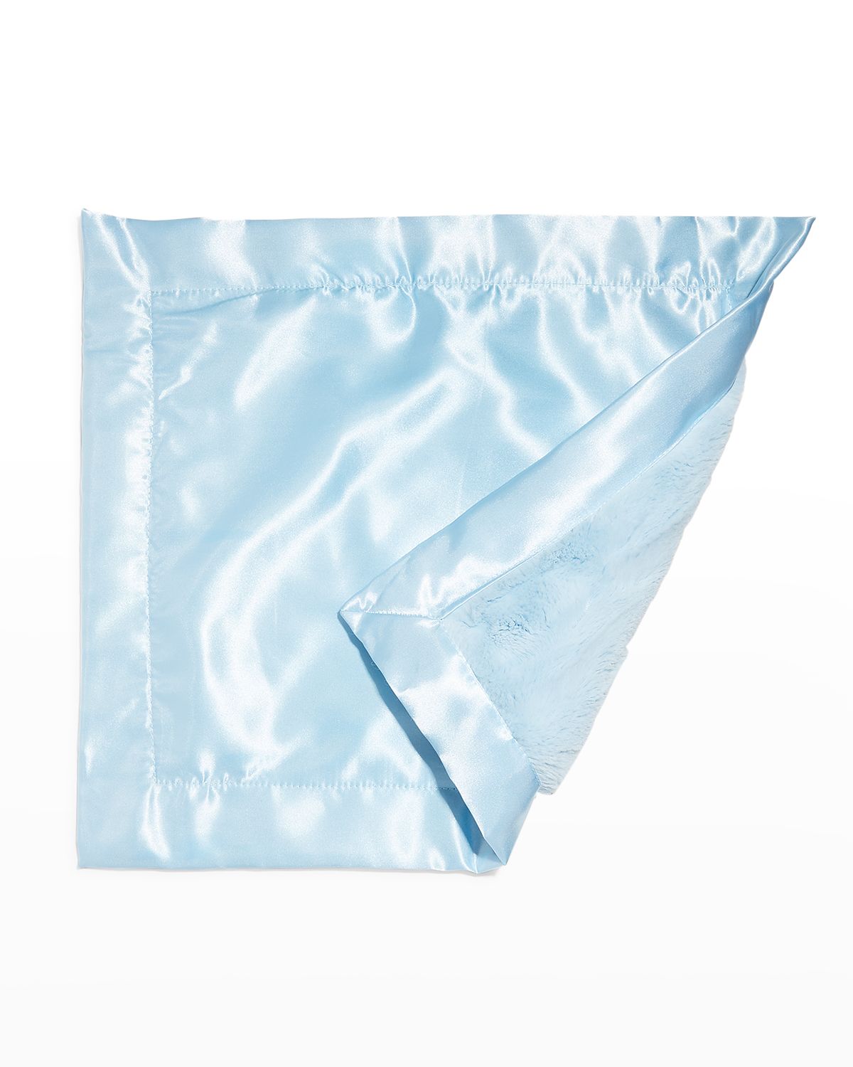 Little Scoops Boy 's Plush Satin Security Blanket