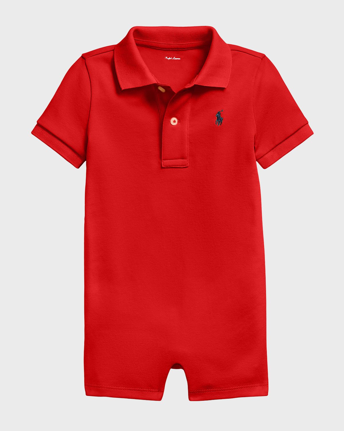 Polo Ralph Lauren Boy 's Polo Interlock Cotton Shortall, Sizes 3M-24M