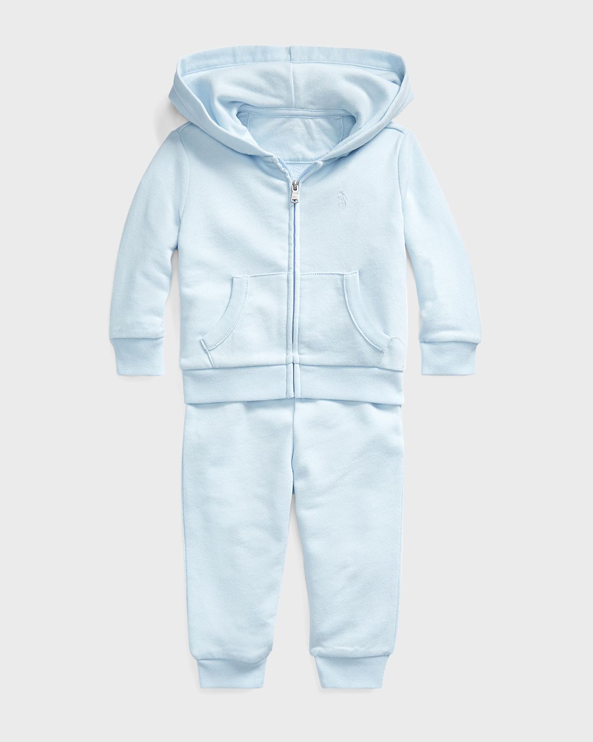 Polo Ralph Lauren Boy 's Atlantic Terry Fleece Jogger Set, Sizes 3M-24M | Thumbnail 3
