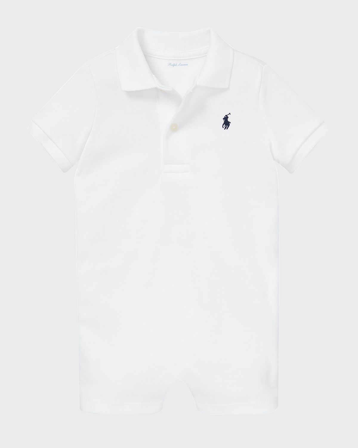 Polo Ralph Lauren Boy 's Polo Interlock Cotton Shortall, Sizes 3M-24M