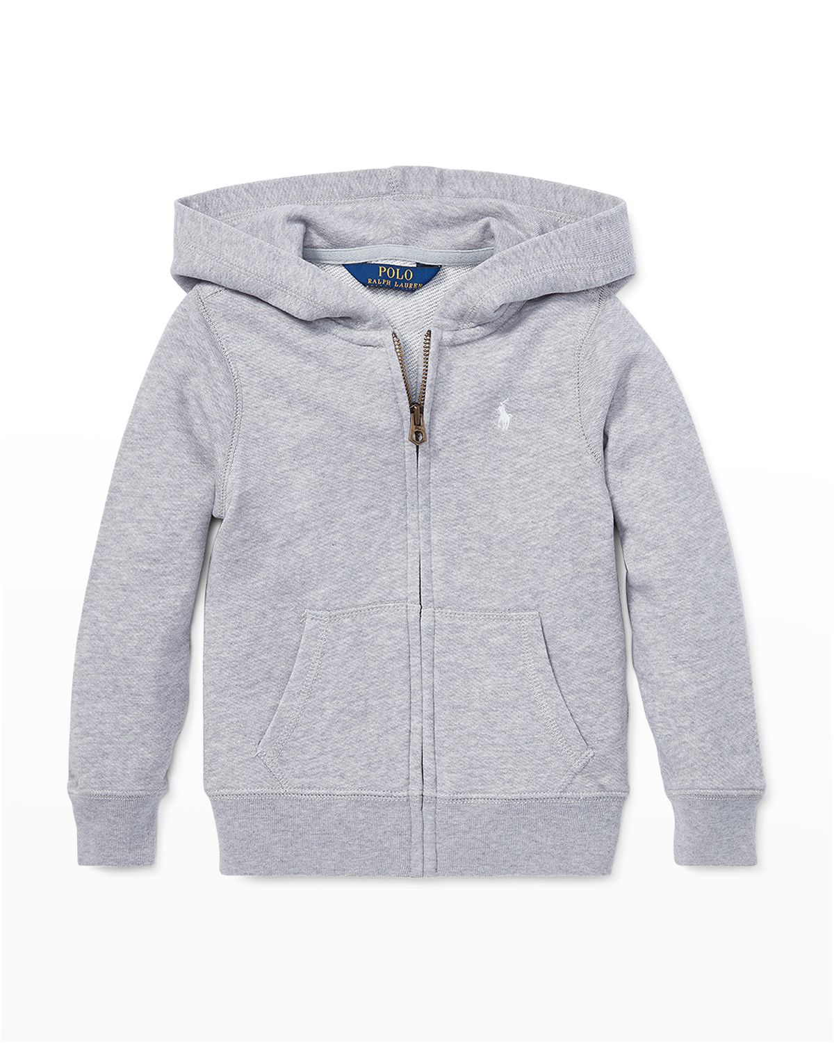 Polo Ralph Lauren Girl 's Drapey Terry Zip Hoodie, Size -6X