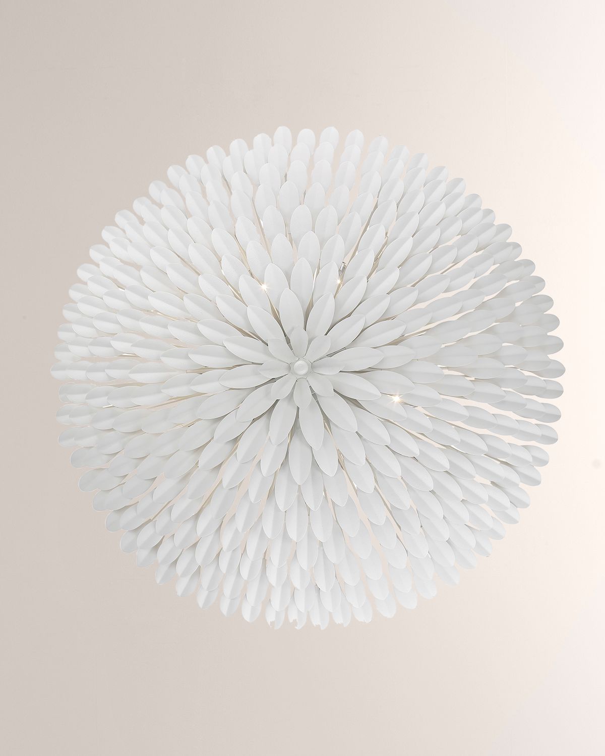 Crystorama Broche 8-Light Matte White Ceiling Mount