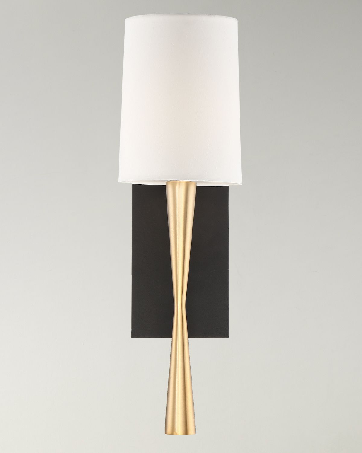 Crystorama Trenton 1-Light Aged Brass and Black Wall Sconce | Thumbnail 3