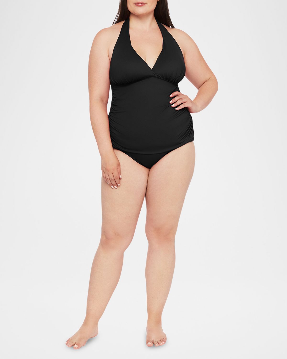 La Blanca Plus Size IG Halter Tankini Swim Top | Thumbnail 2 La Blanca Plus Size IG Halter Tankini Swim Top | Thumbnail 2
